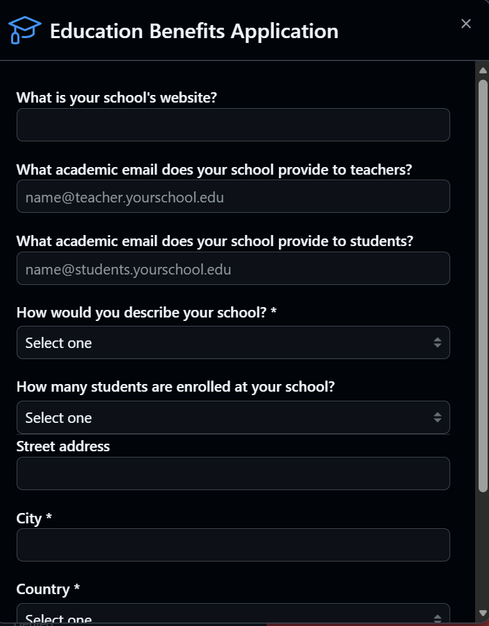 Education Benefits Application Education Benefits Application