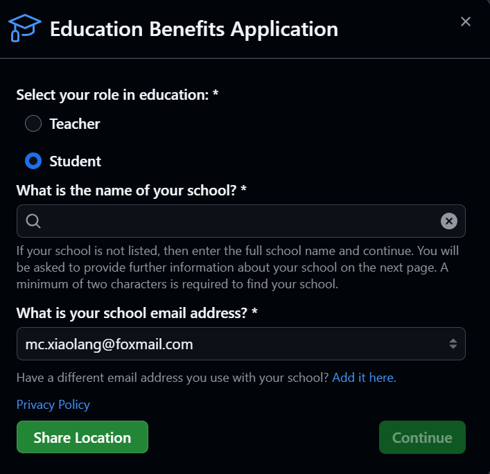 Education Benefits Application Education Benefits Application