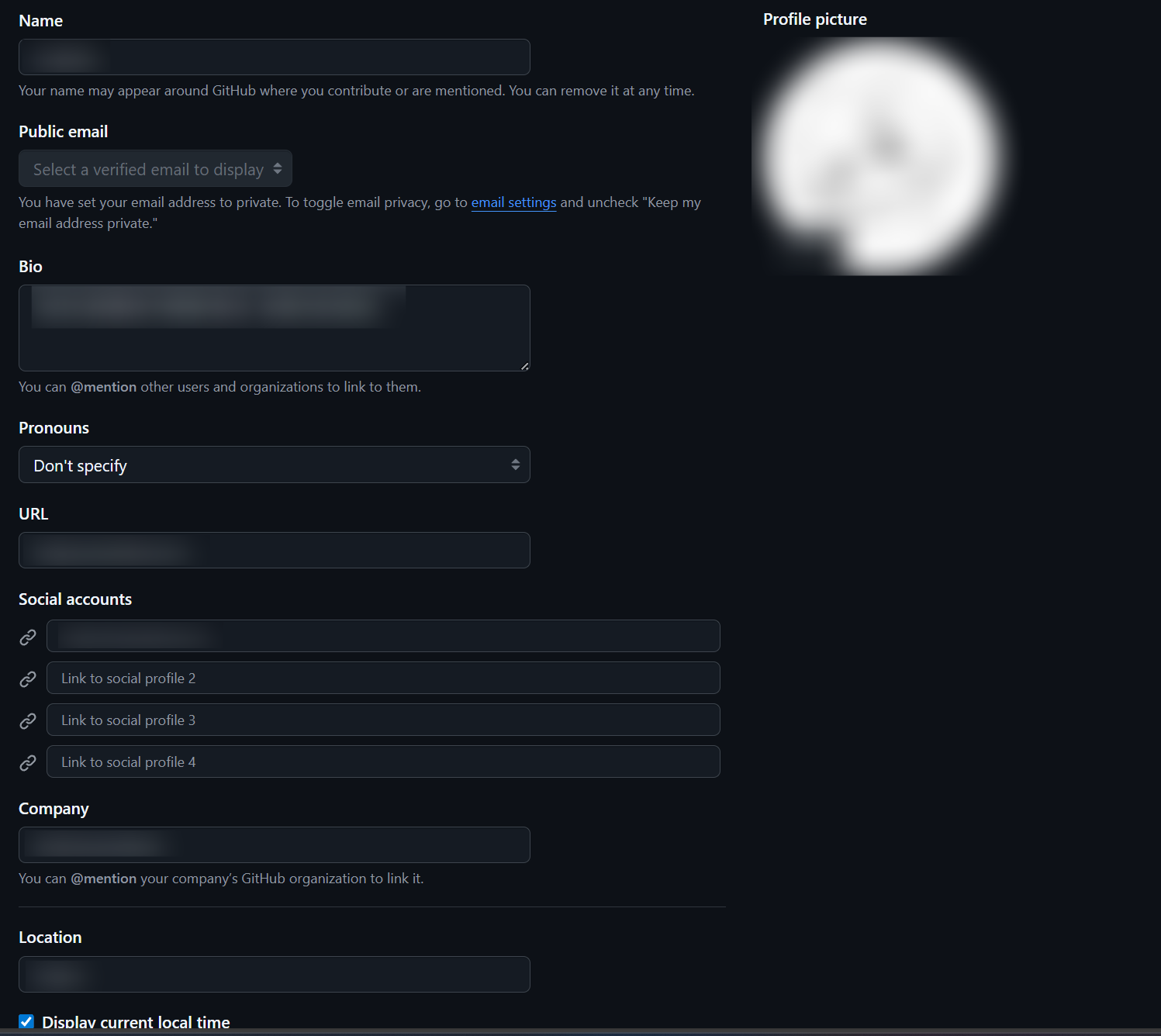 profile profile